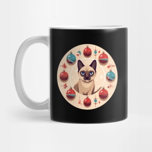 Siamese Cat Xmas Ornament, Love Cats Mug